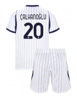 Inter Milan Hakan Calhanoglu #20 Venkovní dres pro děti 2026-27 Krátký Rukáv (+ trenýrky)